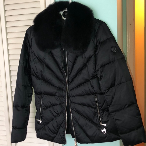 M Miller Jackets \u0026 Coats | M. Miller Black Ski Coat with Real Fur Collar | Color: Black | Size: M | Sydneysuede's Closet